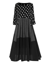 Load image into Gallery viewer, Casual Long Sleeve Shift Polka Dots Dresses
