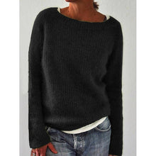 Load image into Gallery viewer, Solid Knitted Plus Size Pullovers Jumpers Sweaters
