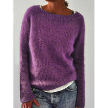 Load image into Gallery viewer, Solid Knitted Plus Size Pullovers Jumpers Sweaters
