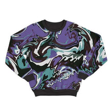 Load image into Gallery viewer, Abstract Green Liquid Sweatshirt
