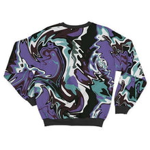 Load image into Gallery viewer, Abstract Green Liquid Sweatshirt
