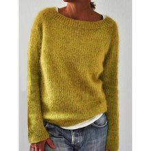 Load image into Gallery viewer, Solid Knitted Plus Size Pullovers Jumpers Sweaters
