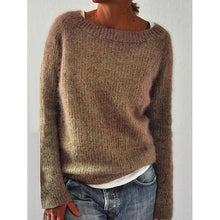 Load image into Gallery viewer, Solid Knitted Plus Size Pullovers Jumpers Sweaters
