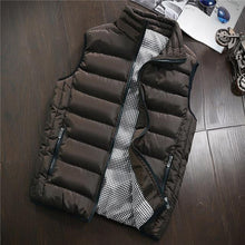 Load image into Gallery viewer, Men New Vest Mens Plus Size 5XL Warm Sleeveless Jacket Men Winter Waistcoat Men&#39;s Vest Casual Coats
