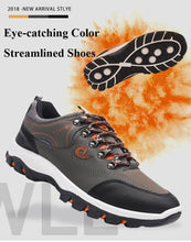 Load image into Gallery viewer, Men Sports Casual Wearable Hiking Sneakers Male Non-slip Running Quality Leather Shoes
