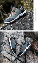 Load image into Gallery viewer, Men Sports Casual Wearable Hiking Sneakers Male Non-slip Running Quality Leather Shoes
