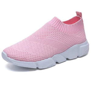 Women Shoes Sneakers Women Shoes Breathable Flyknit White Sneakers