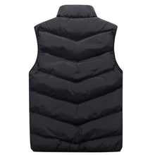 Load image into Gallery viewer, Mens Jacket Sleeveless Vest Casual Coats Cotton Thick Clothing Warm Men&#39;s Vest Thicken Waistcoats 8XL
