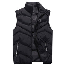 Load image into Gallery viewer, Mens Jacket Sleeveless Vest Casual Coats Cotton Thick Clothing Warm Men&#39;s Vest Thicken Waistcoats 8XL
