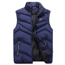 Load image into Gallery viewer, Mens Jacket Sleeveless Vest Casual Coats Cotton Thick Clothing Warm Men&#39;s Vest Thicken Waistcoats 8XL
