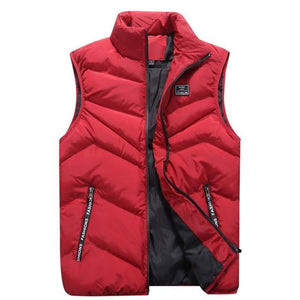 Mens Jacket Sleeveless Vest Casual Coats Cotton Thick Clothing Warm Men's Vest Thicken Waistcoats 8XL