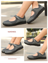 Load image into Gallery viewer, Women&#39;s Mesh Fabric Breathable Gray Casual Comfortable Flats Shoes
