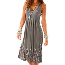 Load image into Gallery viewer, Corachic.com - Sleeveless Floral Print Loose Casual Women Dress - Dresses
