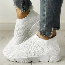 Load image into Gallery viewer, Women Shoes Sneakers Women Shoes Breathable Flyknit White Sneakers
