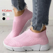 Load image into Gallery viewer, Women Shoes Sneakers Women Shoes Breathable Flyknit White Sneakers
